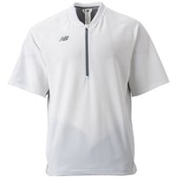 New Balance Men's Short Sleeve 3000 Baseball Batting Jacket, White