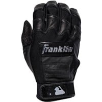 Franklin Adult CFX Pro Chrome Dip Batting Gloves, Black
