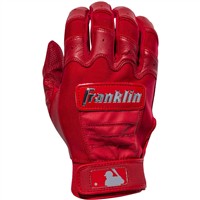 Franklin Adult CFX Pro Chrome Dip Batting Gloves, Red
