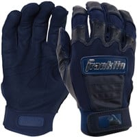 Franklin Adult CFX Pro Chrome Dip Batting Gloves, Navy