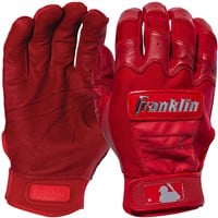 Franklin Adult CFX Pro Chrome Dip Batting Gloves, Red