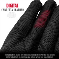 Franklin Youth CFX Pro Chrome Dip Batting Gloves, Black