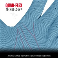 Franklin Youth CFX Pro Chrome Dip Batting Gloves, Light Blue