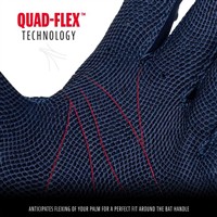 Franklin Youth CFX Pro Chrome Dip Batting Gloves, Navy