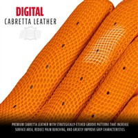 Franklin Youth CFX Pro Chrome Dip Batting Gloves, Orange