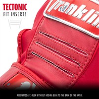 Franklin Youth CFX Pro Chrome Dip Batting Gloves, Red