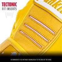 Franklin Youth CFX Pro Chrome Dip Batting Gloves, Yellow