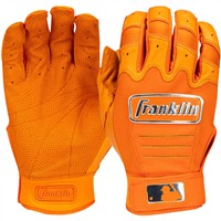 Franklin Youth CFX Pro Chrome Dip Batting Gloves, Orange