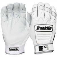 Franklin Youth CFX Pro Chrome Dip Batting Gloves, White