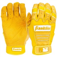 Franklin Youth CFX Pro Chrome Dip Batting Gloves, Yellow