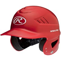 Rawlings Adult Coolflo Batting Helmet, Scarlet