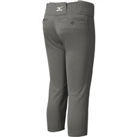 Mizuno Youth Belted Fastpitch Softball Pant, Charcoal