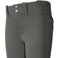 Mizuno Youth Belted Fastpitch Softball Pant, Charcoal