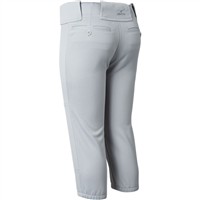 Mizuno Youth Belted Fastpitch Softball Pant, Grey