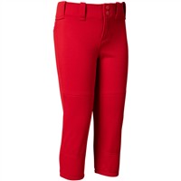 Mizuno Youth Belted Fastpitch Softball Pant, Red