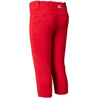 Mizuno Youth Belted Fastpitch Softball Pant, Red