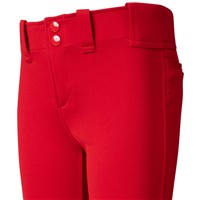Mizuno Youth Belted Fastpitch Softball Pant, Red