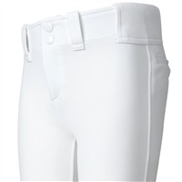 Mizuno Youth Belted Fastpitch Softball Pant, White