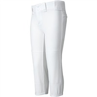 Mizuno Youth Belted Fastpitch Softball Pant, White