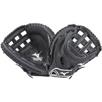 Mizuno Prospect 32.5in Fastpitch Catcher's Mitt, Black