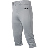 Rawlings Men's Launch Knicker Baseball Pant, Blue Grey