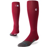 Stance Men's MLB Diamond Pro OTC Baseball Socks, Maroon