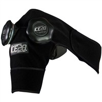 ICE20 Double Shoulder Ice Pack, Black