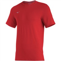 Mizuno Mens Comp Diamond Short Sleeve Crew, Red