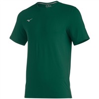 Mizuno Youth Comp Diamond Short Sleeve Training Crew, Dark Green