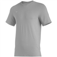 Mizuno Youth Comp Diamond Short Sleeve Training Crew, Grey