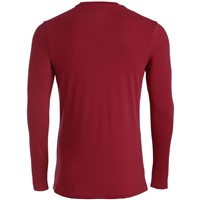 Mizuno Men's Comp Diamond Long Sleeve Baseball Crew, Red