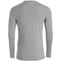 Mizuno Youth Attack Long Sleeve Crew Baseball Training Shirt, Grey