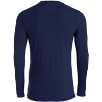 Mizuno Youth Attack Long Sleeve Crew Baseball Training Shirt, Navy