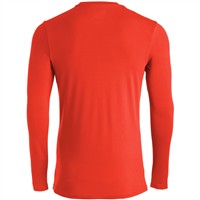 Mizuno Youth Attack Long Sleeve Crew Baseball Training Shirt, Orange