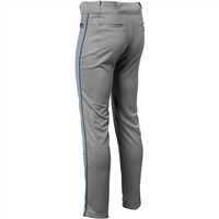 Rawlings Men's Launch Piped Baseball Pants, Grey/Royal