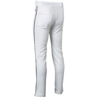 Rawlings Men's Launch Piped Baseball Pants, White/Black