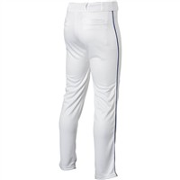 Rawlings Men's Launch Piped Baseball Pants, White/Navy
