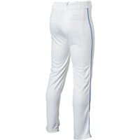 Rawlings Men's Launch Piped Baseball Pants, White/Royal