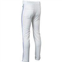 Rawlings Men's Launch Piped Baseball Pants, White/Royal