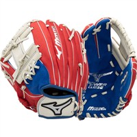 Mizuno Youth Prospect 11in Baseball Glove, Red/Royal