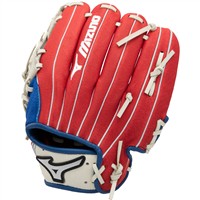 Mizuno Youth Prospect 11in Baseball Glove, Red/Royal