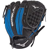 Mizuno Youth Prospect 10.5in Baseball Glove, Black/Royal