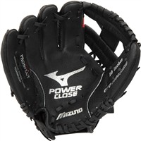 Mizuno Youth Prospect 10 Inch Baseball Glove, Black/Red