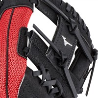 Mizuno Youth Prospect 10 Inch Baseball Glove, Black/Red
