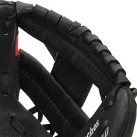 Mizuno Youth Prospect 10 Inch Baseball Glove, Black/Red