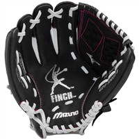 Mizuno Youth Prospect Finch 10in Fastpitch Softball Glove, White