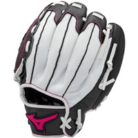Mizuno Youth Prospect Finch 10in Fastpitch Softball Glove, White