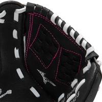 Mizuno Youth Prospect Finch 10in Fastpitch Softball Glove, White