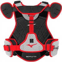 Mizuno Adult Samurai Chest Protector, Black/Red