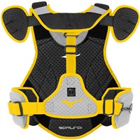 Mizuno Adult Samurai Chest Protector, Black/Yellow